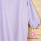 Bavlněná madeira vyšívané kytičky s ozdobným okrajem, žlutá