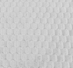 Coral fleece prošívaný, šedý