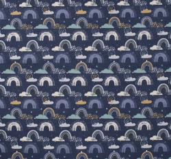 Úplet duha na džínově modré 