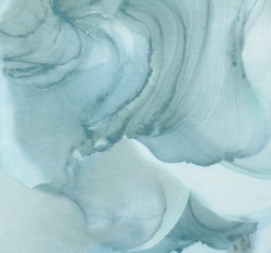 Úplet potisk akvarel na světle modré 