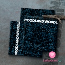 Teplákovina potisk nápis "WOODLAND"
