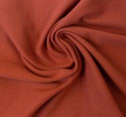 Teplákovina jednobarevná počesaná cedrová