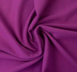 Teplákovina jednobarevná počesaná růžová magenta