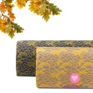 Žakárový úplet hořčicové hory na béžové