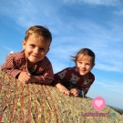 Teplákovina potisk medvídek Méďa na bordové