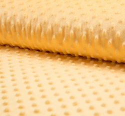 Minky - bublinky pastelově žlutá