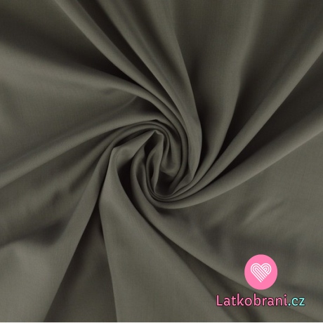 Viskóza jednobarevná stříbrno - šedá 