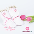 Knoflík růžové srdíčko - světový rekord Látkobraní