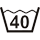 Symbol - Praní - Maximální teplota 40 °C