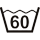 Symbol - Praní - Maximální teplota 60 °C