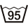 Symbol - Praní - Maximální teplota 95 °C